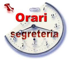 ORARIO RICEVIMENTO AL PUBBLICO UFFICIO SEGRETERIA ISTITUTO  LUGLIO - AGOSTO 2026